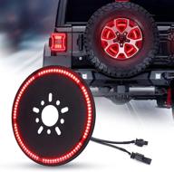 ๐ suparee spare tire brake light wheel - enhanced 3rd third brake light for wrangler jl jlu 2018-2021 with backup camera - easy plug and play installation logo