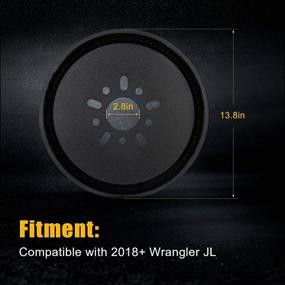 img 1 attached to 🚗 SUPAREE Spare Tire Brake Light Wheel - Enhanced 3rd Third Brake Light for Wrangler JL JLU 2018-2021 with Backup Camera - Easy Plug and Play Installation