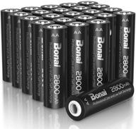 🔋 аккумуляторы bonai аа 2800mah 1.2v ni-mh - 24 штуки аккумуляторы с низким саморазрядом и технологией предварительной зарядки логотип