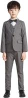 aidu skati toddler tuxedo clothes: boys' suits & sport coats collection for dapper dressing logo