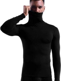 img 3 attached to Ouruikia Lightweight Thermal Turtleneck Pullover Sports & Fitness for Other Sports