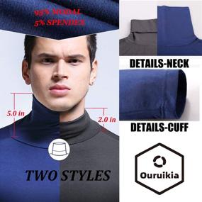 img 2 attached to Ouruikia Lightweight Thermal Turtleneck Pullover Sports & Fitness for Other Sports