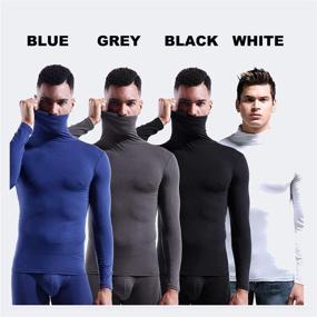 img 1 attached to Ouruikia Lightweight Thermal Turtleneck Pullover Sports & Fitness for Other Sports