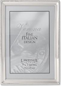 img 3 attached to 🖼️ Stunning 5x7 Picture Frame - Lawrence Frames 11657 with Bead Border Design