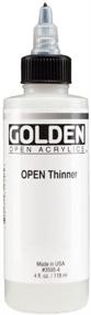 img 1 attached to Улучшите свое мастерство акриловой живописи с Golden Open Acrylic Thinner 4oz.