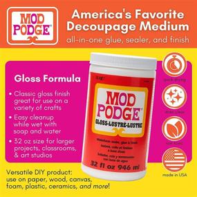 img 3 attached to Improved CS11203 32 oz. Water-Based Sealer, Glue & Decoupage Finish - High Gloss