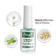 💅 fidyn no bite nail polish: nail biting treatment to quit for life + stop thumb sucking - 10 ml/0.34 fl. oz logo