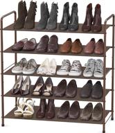 👠 bronze 5-tier shoe storage organizer by simple houseware - efficient and stylish логотип