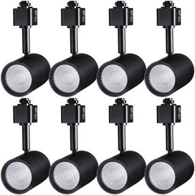 img 4 attached to 🔦 LEONLITE 8-Pack Dimmable LED Track Lighting Heads for Single Circuit H Track Light Rail, 550lm, 8.5W (50W Eqv.), CRI90, 120V, ETL & ES Listed, 2700K Soft White, 5-Year Warranty, Black