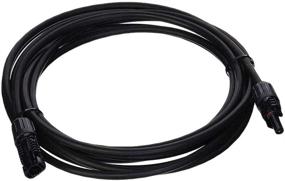 img 4 attached to Кабель продления для солнечных панелей Renogy 15Ft 10AWG: с разъемами на "маму" и "папу", 15FT.10AWG, черный - высококачественный кабель солнечной энергии