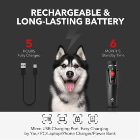 img 1 attached to 🐶 DOG CARE Rechargeable Anti Barking Device with Ultrasonic Dog Training - Effective 30FT Range Training Tools for Behavior Aids, 6 Months Standby, LED Indicator | Outdoor & Indoor Use