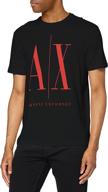 👕 armani exchange men's graphic t-shirt: stylish clothing for men - t-shirts & tanks logo