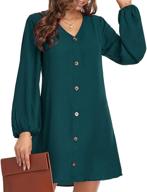 👗 goory women's burgundy sleeve dresses - optimized clothing and dress selection logo