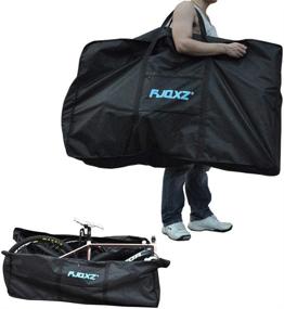 img 4 attached to 🚲 Erasky Bike Folding Travel Bag: 26 Inch 1680D Padded Carrier for Waterproof Mountain Bicycle Transport - 130cm82cm