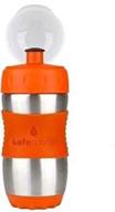 new wave safe sporter stainless steel lunch & sport water bottle for kids logo