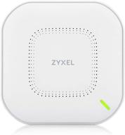 📡 zyxel true wifi6 ax1800 wireless access point (802.11ax dual band), 1.77 gbps with quad core cpu and dual 2x2 mu-mimo antenna, easily managed through nebula app/cloud or as a standalone device [nwa110ax] logo