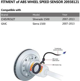 img 3 attached to 🔧 Датчик колеса Chevrolet Silverado Sierra - Номер детали 20938121