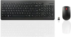 img 1 attached to 💻 Lenovo Black Combo Wireless Keyboard and Mouse (4X30M39458)