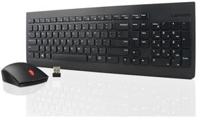 img 3 attached to 💻 Lenovo Black Combo Wireless Keyboard and Mouse (4X30M39458)