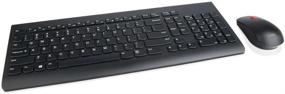 img 4 attached to 💻 Lenovo Black Combo Wireless Keyboard and Mouse (4X30M39458)