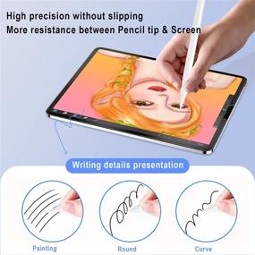 img 1 attached to 📝 ZOEGAA (2pack) Paper Screen Protector for iPad Air 3 (2019) and iPad Pro 10.5 inch - Compatible with Apple Pencil - Enhance Writing, Drawing, and Sketching Experience with Paper-Like Texture