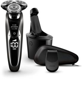 img 4 attached to 🪒 Philips Norelco Shaver 9700: SmartClean, Rechargeable Wet/Dry Electric Shaver with Cleansing Brush (S9721/89)