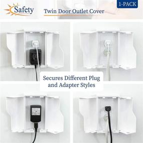 img 1 attached to Safety Innovations 10408 Dual Outlet