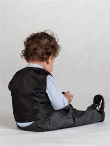 img 1 attached to Shiny Penny Boys Formal Suit Set with Necktie, Sizes 3-7