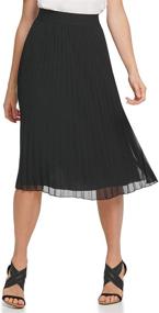 img 3 attached to DKNY SPORTSWEAR Womens Missy Pleated Women's Clothing for Skirts