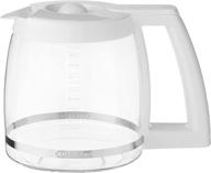 ☕️ cuisinart dgb-500wrc 12-cup white replacement coffee carafe: top-notch performance and convenience logo