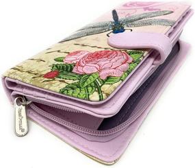 img 2 attached to 👜 Chic Dragonflies Wallet: Stylish Beige Handbag & Wallet for Women by Shagwear