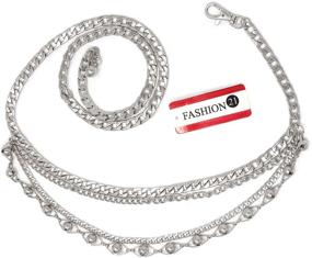 img 3 attached to 💃 Chic and Versatile Women's Dressy Casual Multi Silver Accessories for Fashion-Forward Ladies