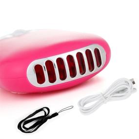 img 2 attached to 💨 USB Mini Fan Air Conditioning Blower for Eyelash Extension in Pink - JUMP