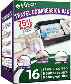 img 4 attached to Compression 16 Pack Roll Up Storage 16 Travel