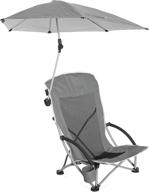 🌞 stay protected under the sport-brella beach chair with upf 50+ adjustable umbrella логотип