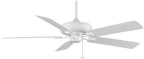 img 2 attached to 🌀 Fanimation Edgewood Deluxe Wet Ceiling Fan - 60 inch - White Finish with Pull-Chain - Model TF971WH