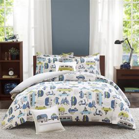 img 3 attached to Kids Road Queen Duvet Cover