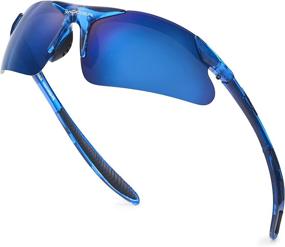img 4 attached to Юниорские поляризованные спортивные очки Xagger для мальчиков и девочек (возраст 8-16 лет) - идеальные очки для детей, подростков, бейсбола и софтбола.