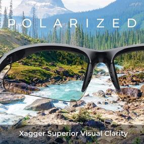 img 3 attached to Xagger Youth Polarized Sports Sunglasses for Boys and Girls (Age 8-16) - Ideal Eyewear for Kids, Teens, Baseball, Softball