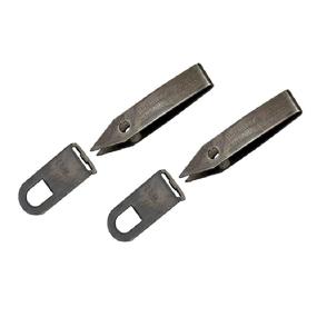 img 2 attached to 🔑 Sliver Gripper Tweezers Black Oxide Steel by Uncle Bill - Set of 2 with Keychain Clip