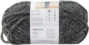 img 2 attached to 🧶 Лев 640-503 Wool-Ease Толстая и быстрая пряжа - 97 метров, Гранит: уютная вязальная необходимость