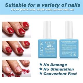 img 1 attached to 💅 Gentle Gel Nail Polish Remover-2 Pack, Peel Off in 3-5 Minutes, Easy to Use, Professional Protection for Nails, 0.5 Fl Oz