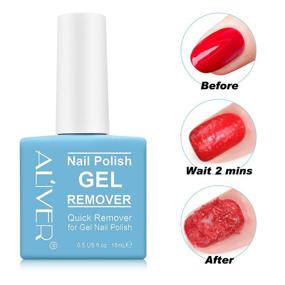 img 3 attached to 💅 Gentle Gel Nail Polish Remover-2 Pack, Peel Off in 3-5 Minutes, Easy to Use, Professional Protection for Nails, 0.5 Fl Oz