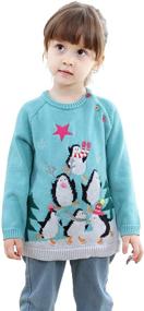 img 3 attached to 🎅 Shineflow Unisex Kid's Rudolph Reindeer Red Nose Ugly Christmas Sweater Jumper: Festive Fashion for Children