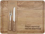 mud pie carving board board logo