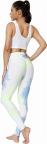 img 2 attached to 👖 Trendsetting CHOFOTUE TikTok Bubble Leggings: Enhancing Workout Butt Lift Leggings for Women - High Waist Yoga Pants Ideal for Running and Tight Fitness