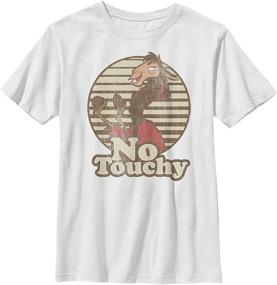 img 3 attached to Emporers Groove Kuzco Touchy T Shirt Boys' Clothing