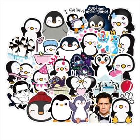 img 4 attached to Waterproof Mr. Popper's Penguin Stickers - Set of 50 for Laptops, Motorcycles, Skateboards, and More - Decorate Luggage, Bike, or create Graffiti Patches