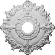 🏢 ekena millwork cm18rl riley ceiling medallion - 18"od x 3 1/2"id x 1 1/2"p - factory primed - fits canopies up to 4 5/8 логотип