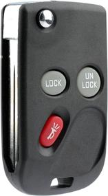 img 3 attached to KeylessOption Keyless Entry Remote Car Flip Ignition Key Fob Replacement (15042968) - Superior Keyless Access for Tahoe, Sierra, and Yukon!